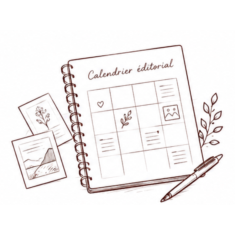 Calendrier éditorial de l'accompagnement