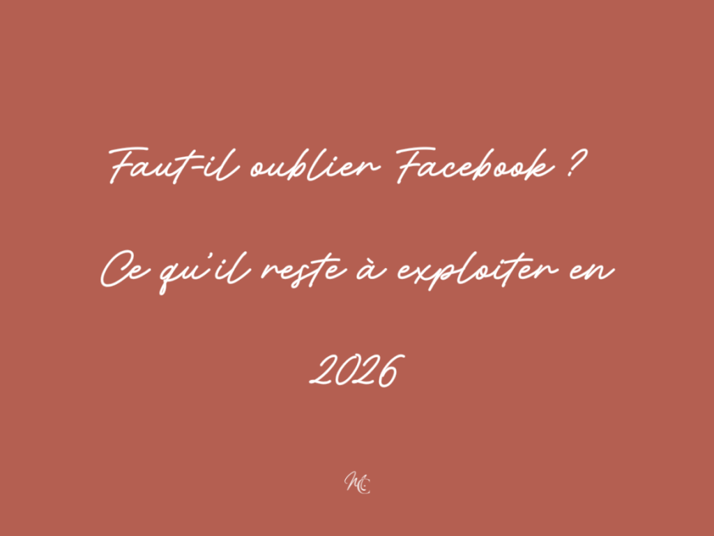 stratégie Facebook 2026
